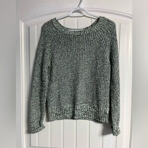 American Eagle Outfitters black, green and white  Knit‎ Women's Sweater